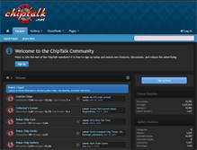 Tablet Screenshot of chiptalk.net